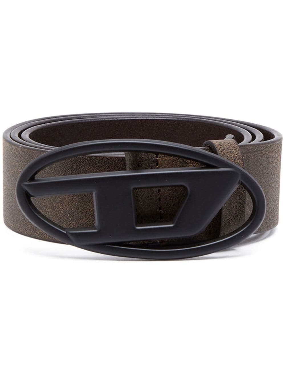 B-1DR Oval D leather belt - 1