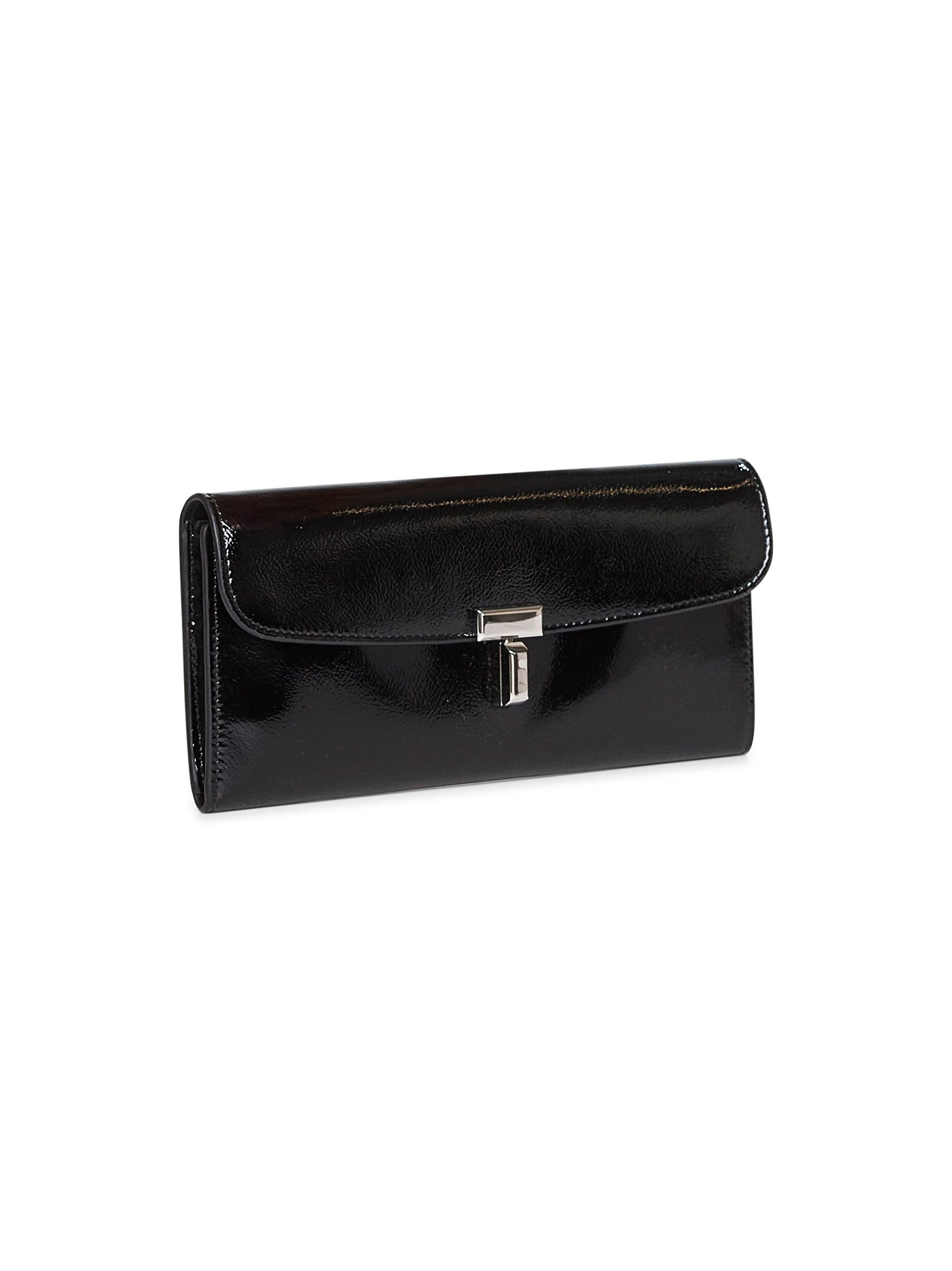 Toteme Women Black T-Lock Wallet - 2