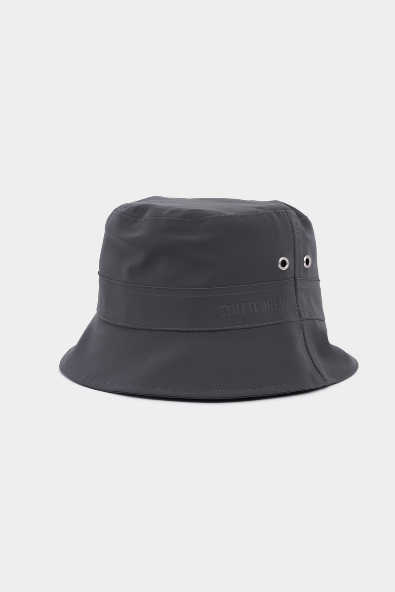 Beckholmen Matte Bucket Hat Charcoal 1