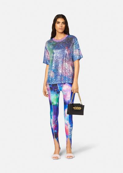 VERSACE JEANS COUTURE Sequins Embellished T-Shirt outlook