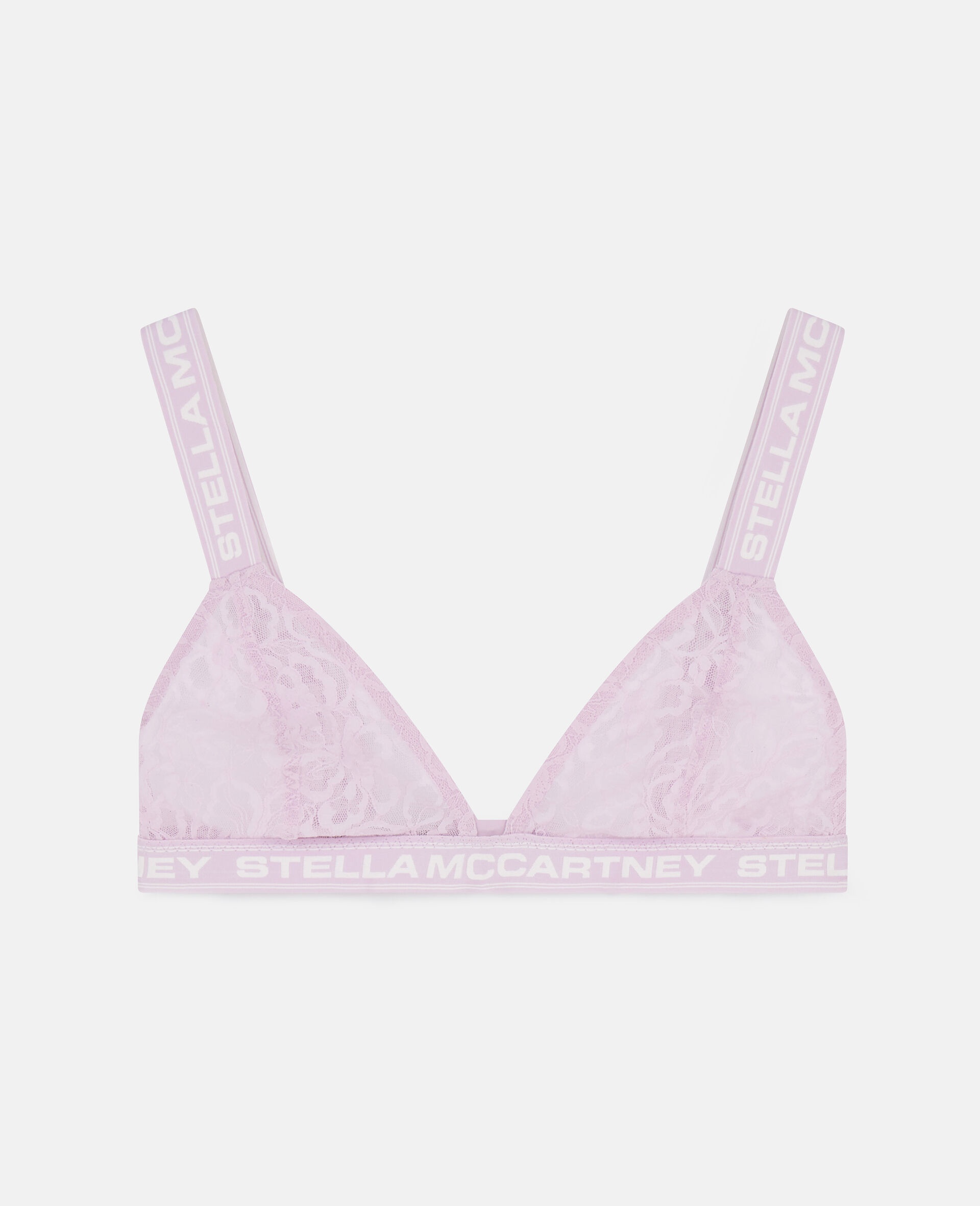 Logo Lace Soft-Cup Bra - 1