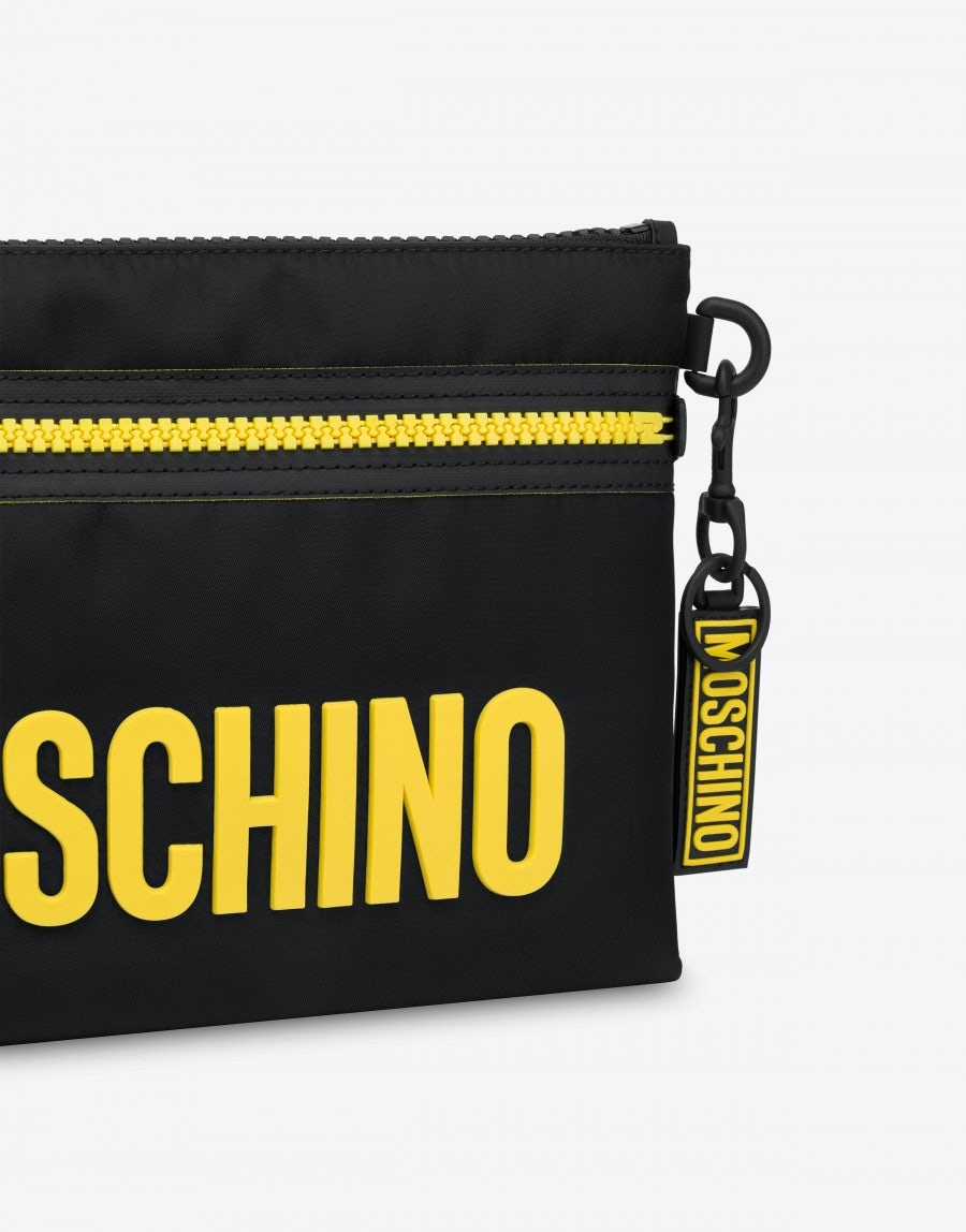 MOSCHINO RECYCLE CLUTCH - 4