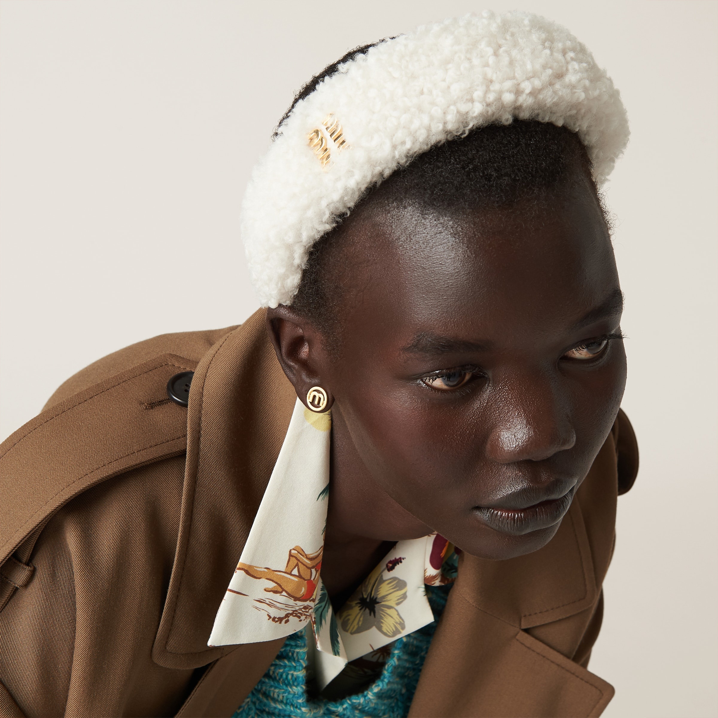 Shearling headband - 2