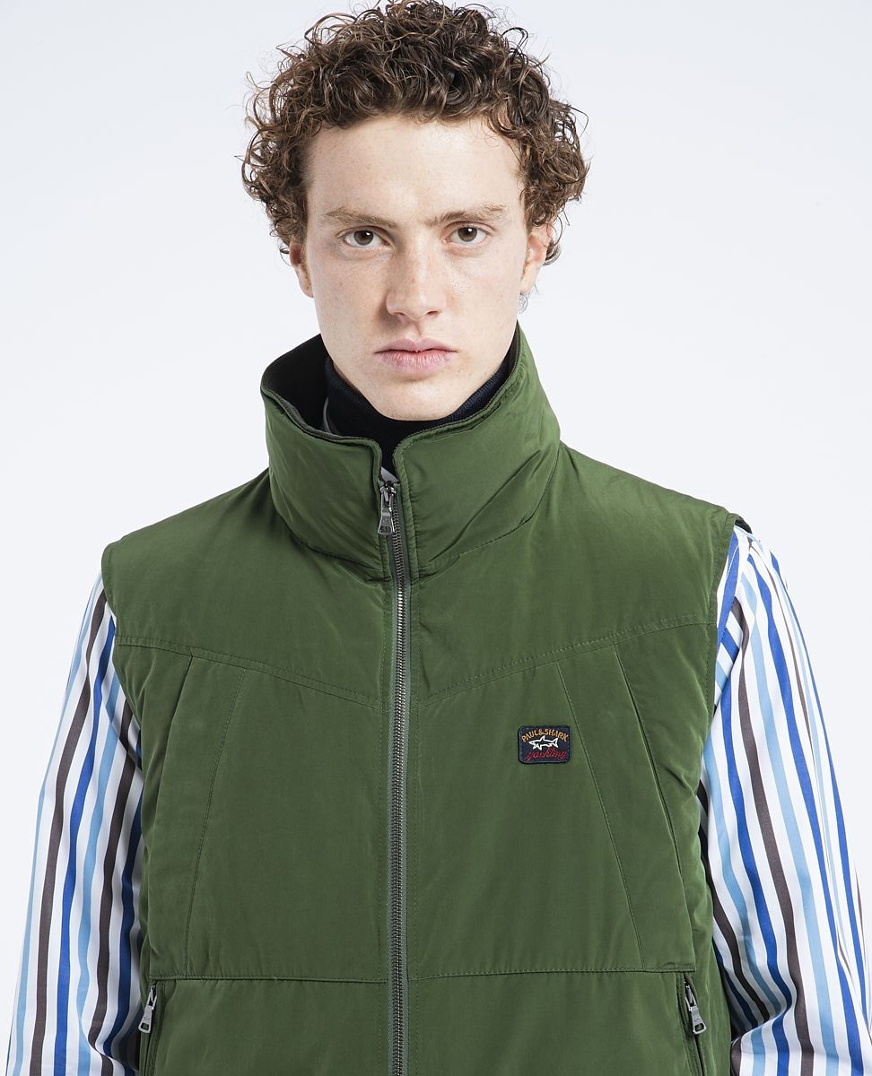 Re-130 High Density Save the Sea quilted vest - 5