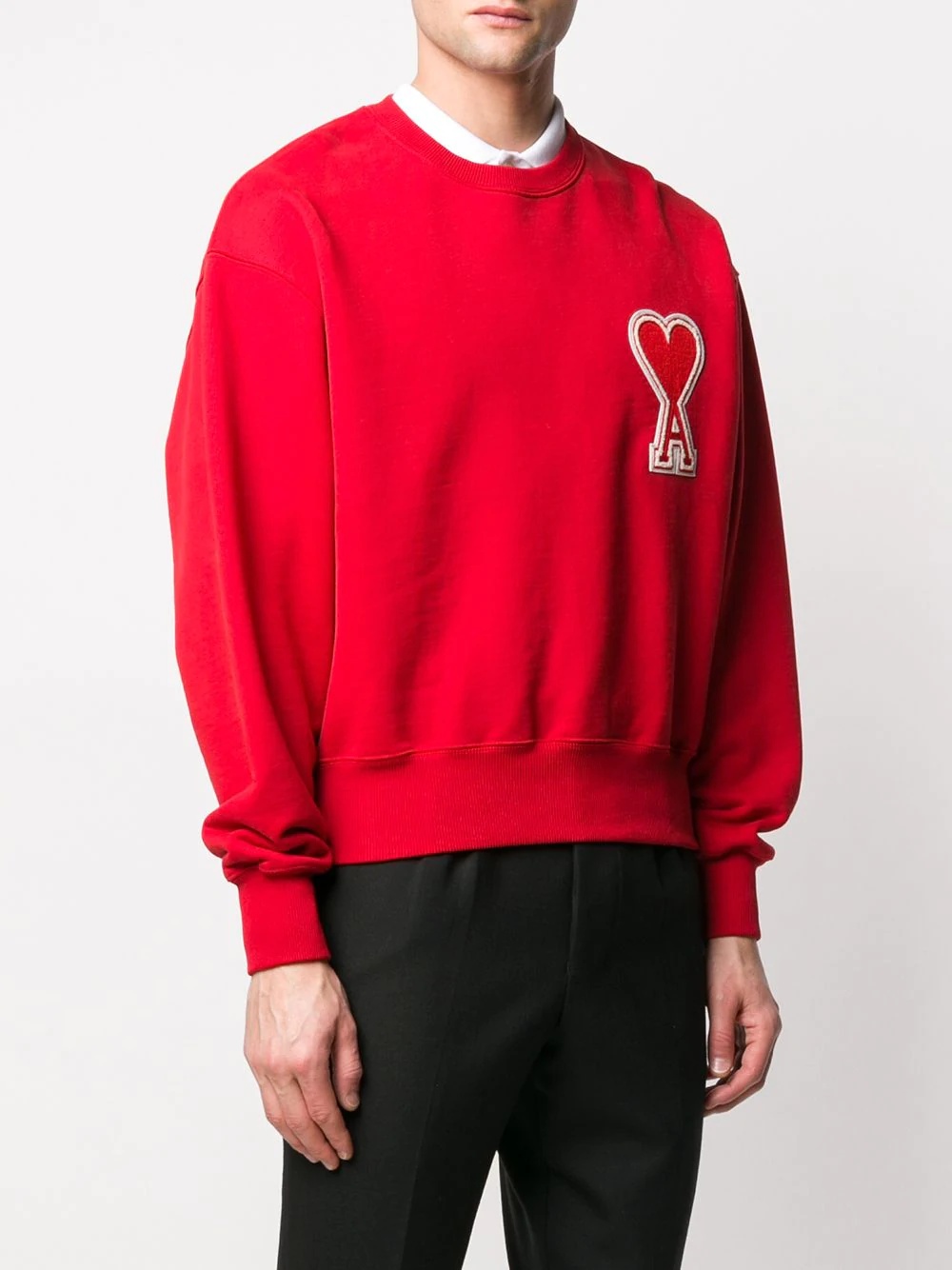 oversize Ami de Cœur patch sweatshirt - 3