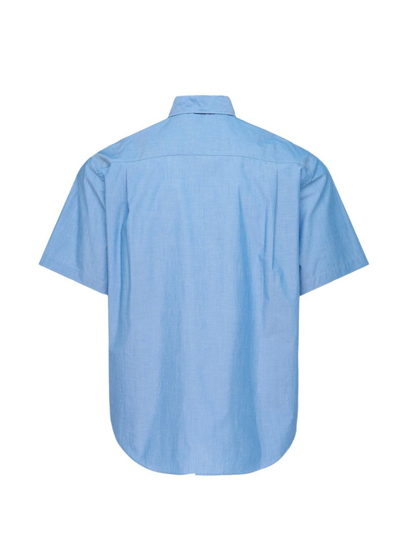 vowels button-down short-sleeve shirt outlook