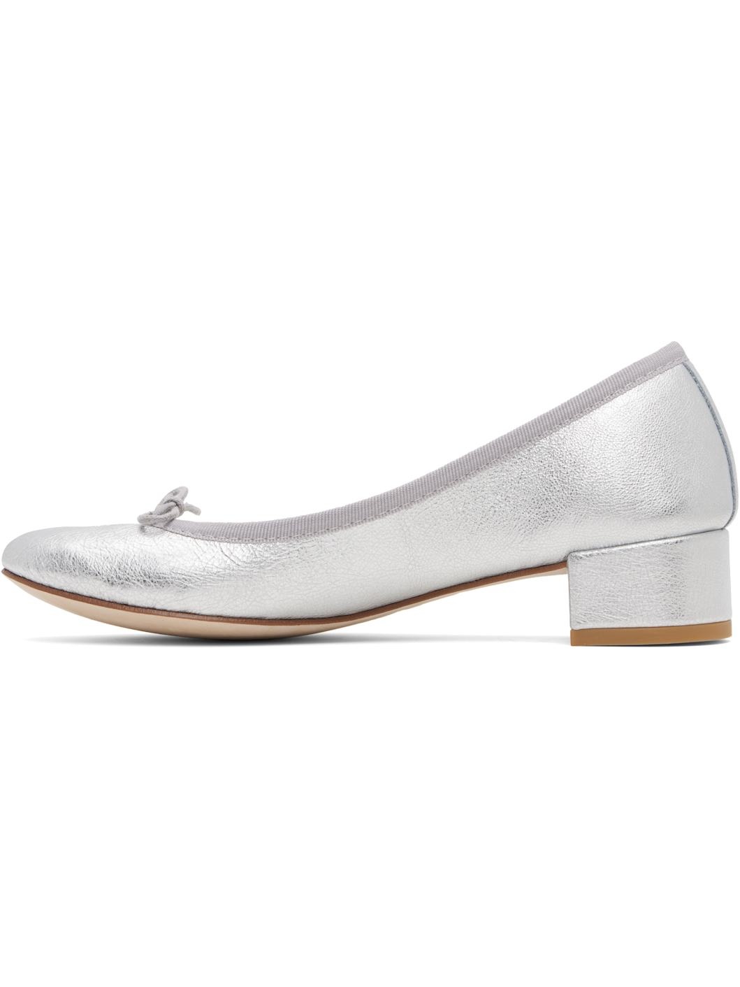 Silver Camille Heels - 3