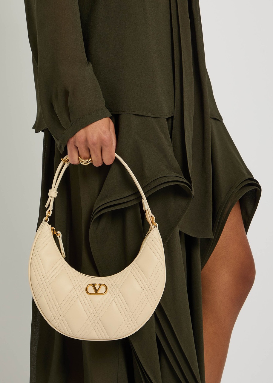 Valentino Garavani Hobo Quiltie 67 Mini Leather top Handle bag - 5