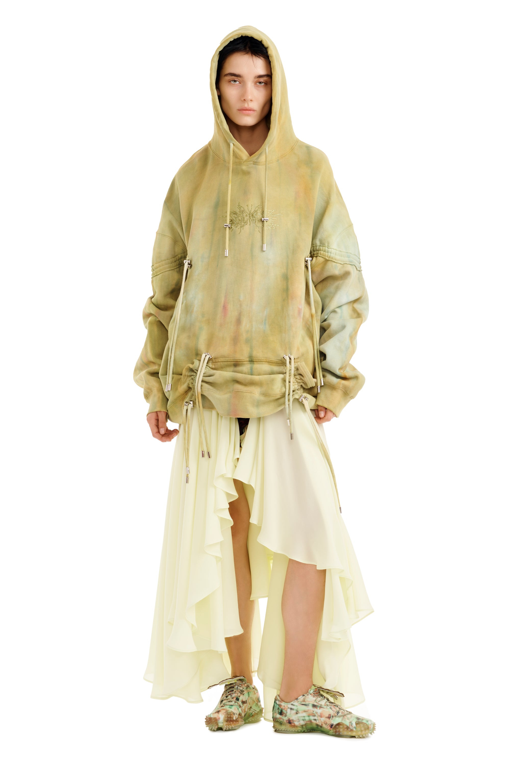 SEA MOSS RHINESTONE BURST HOODIE - 2