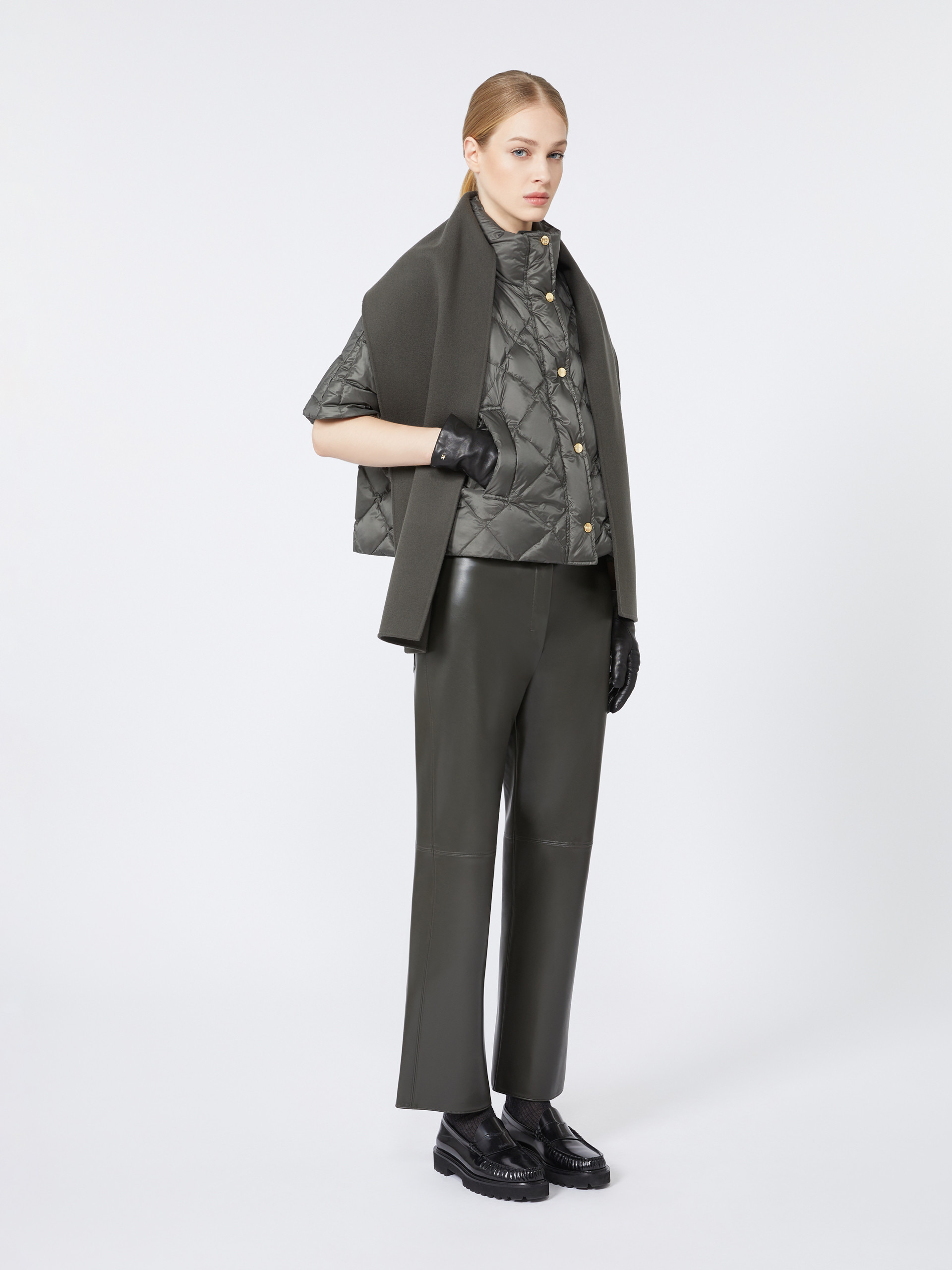 SUBLIME Coated fabric slim trousers - 2