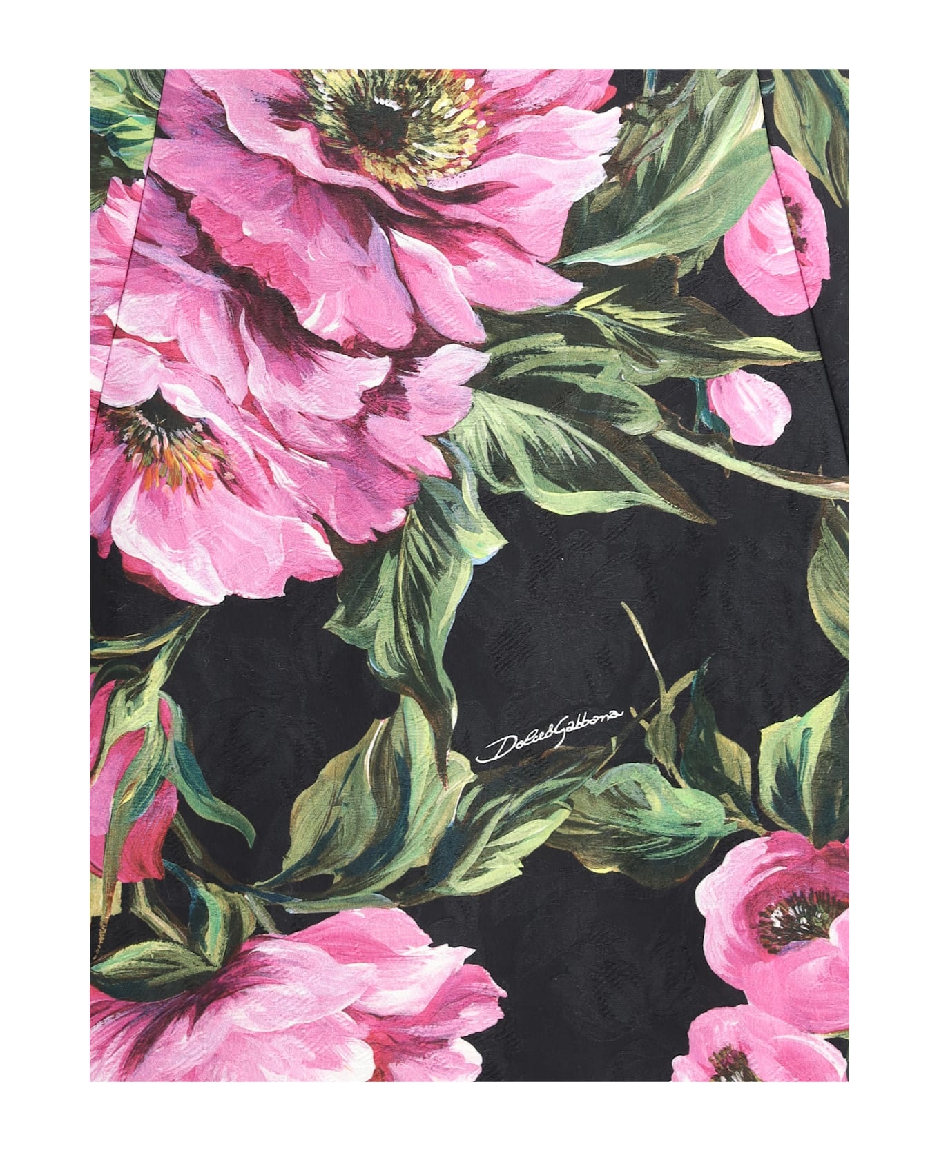 Peony Print Mini Dress - 3