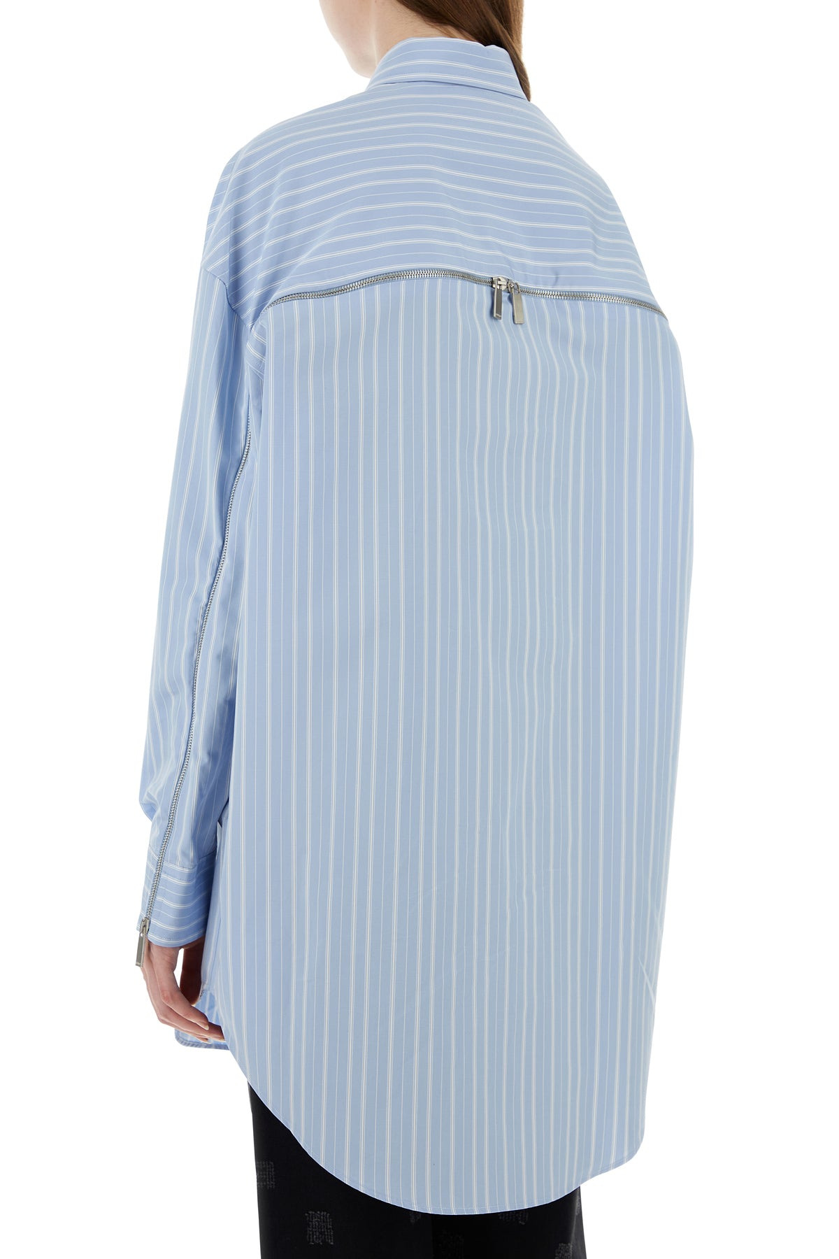 Embroidered poplin shirt dress - 4