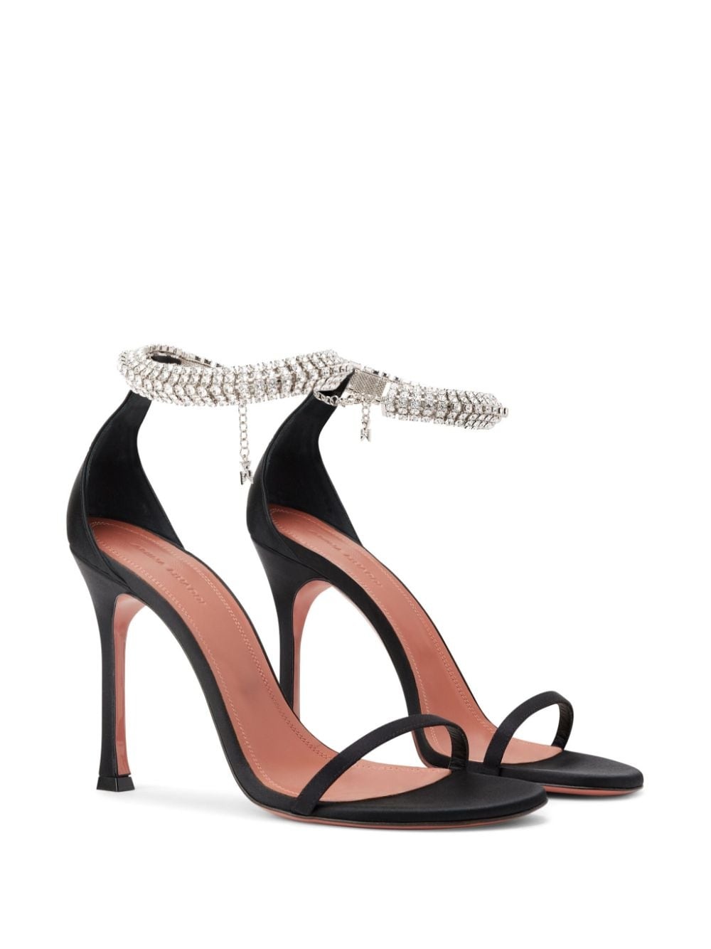 Iman 105mm satin sandals - 2