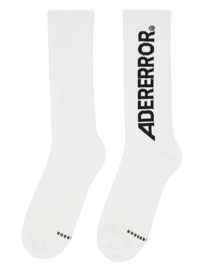 ADER error White Standic Logo Socks outlook