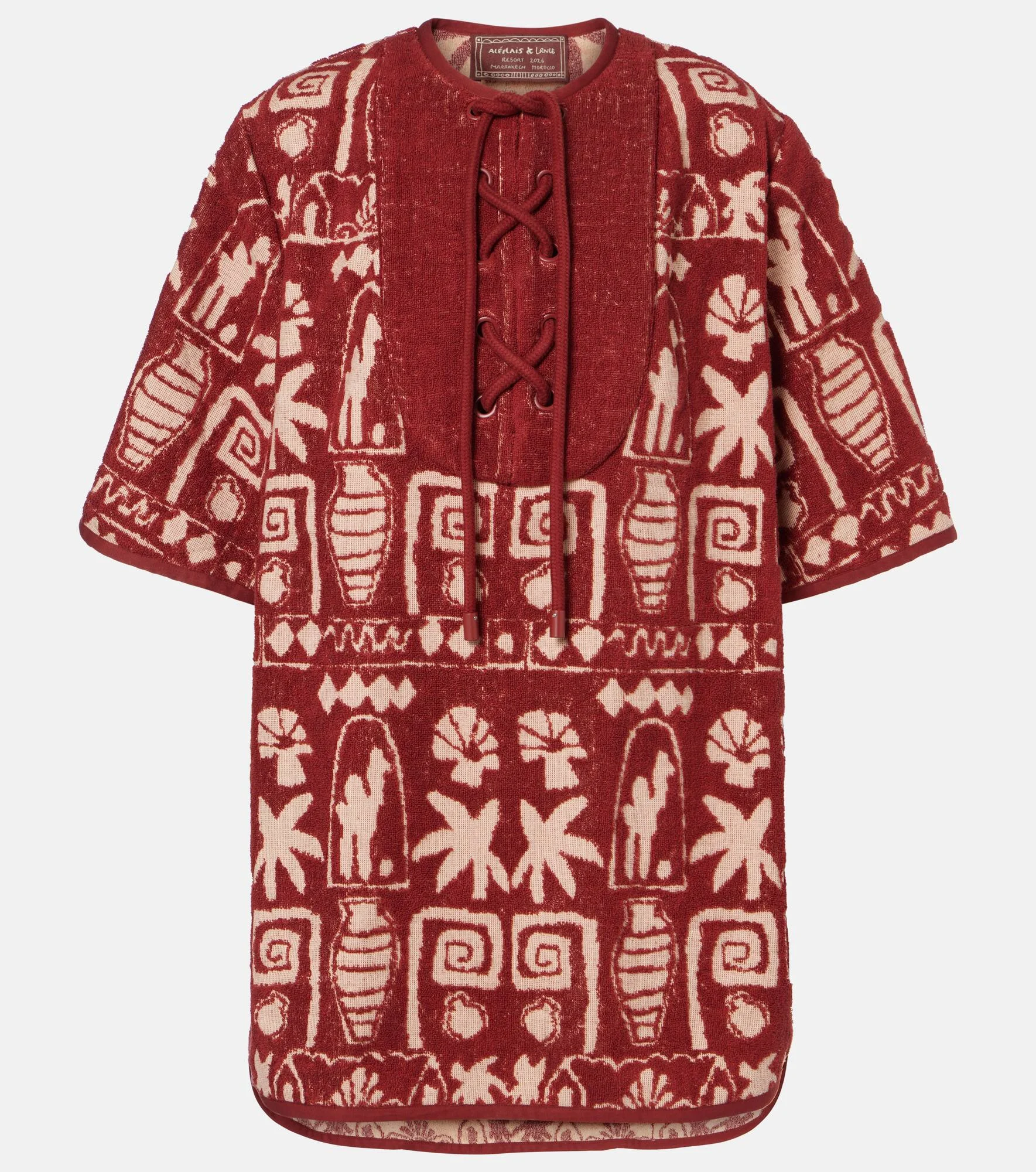 x LRNCE Maya cotton minidress - 1