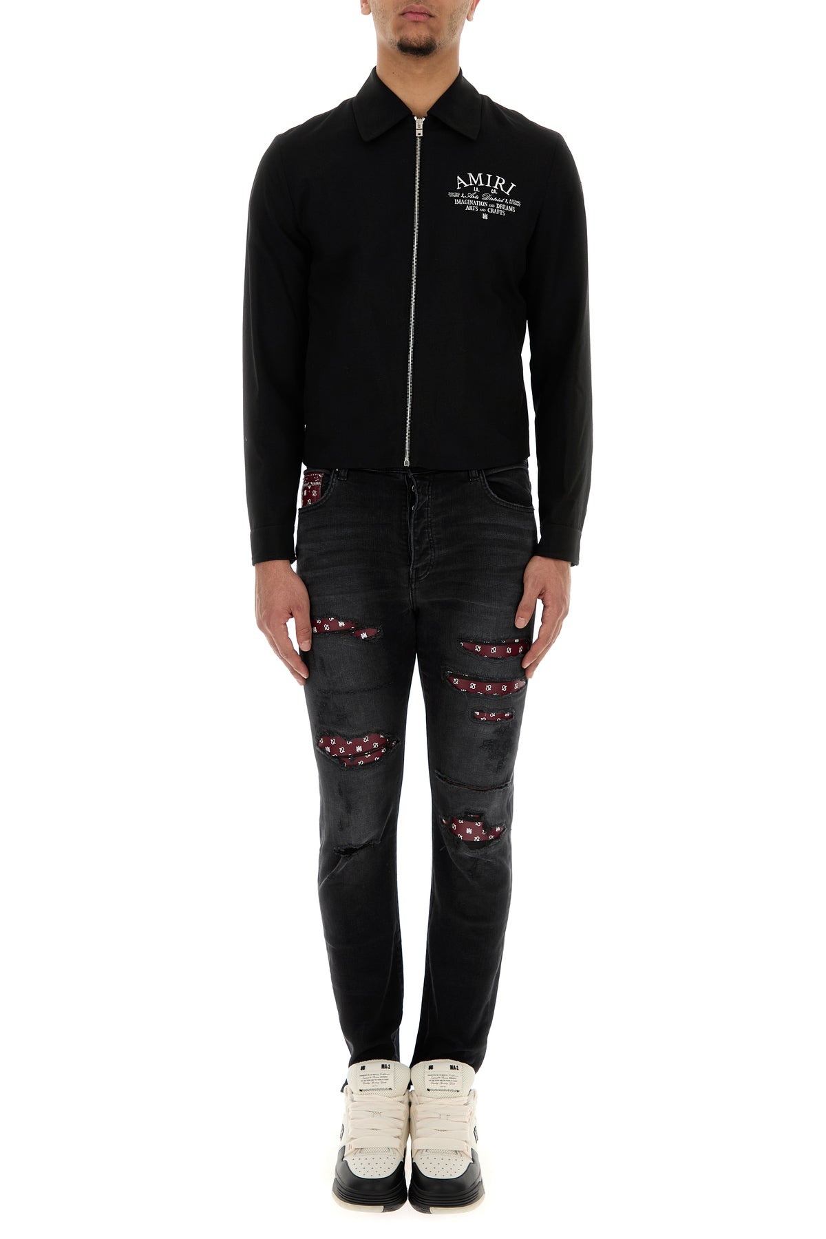 Black stretch denim jeans - 6
