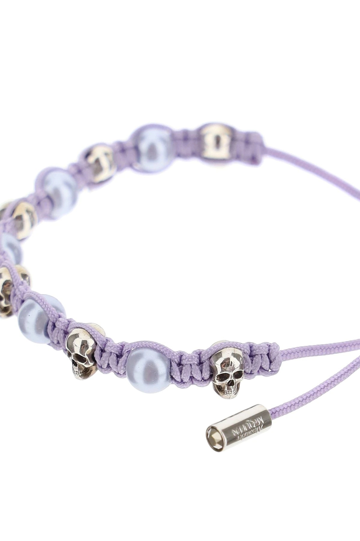 SKULL AND PEARL FRIENDSHIP BRACELET - 3