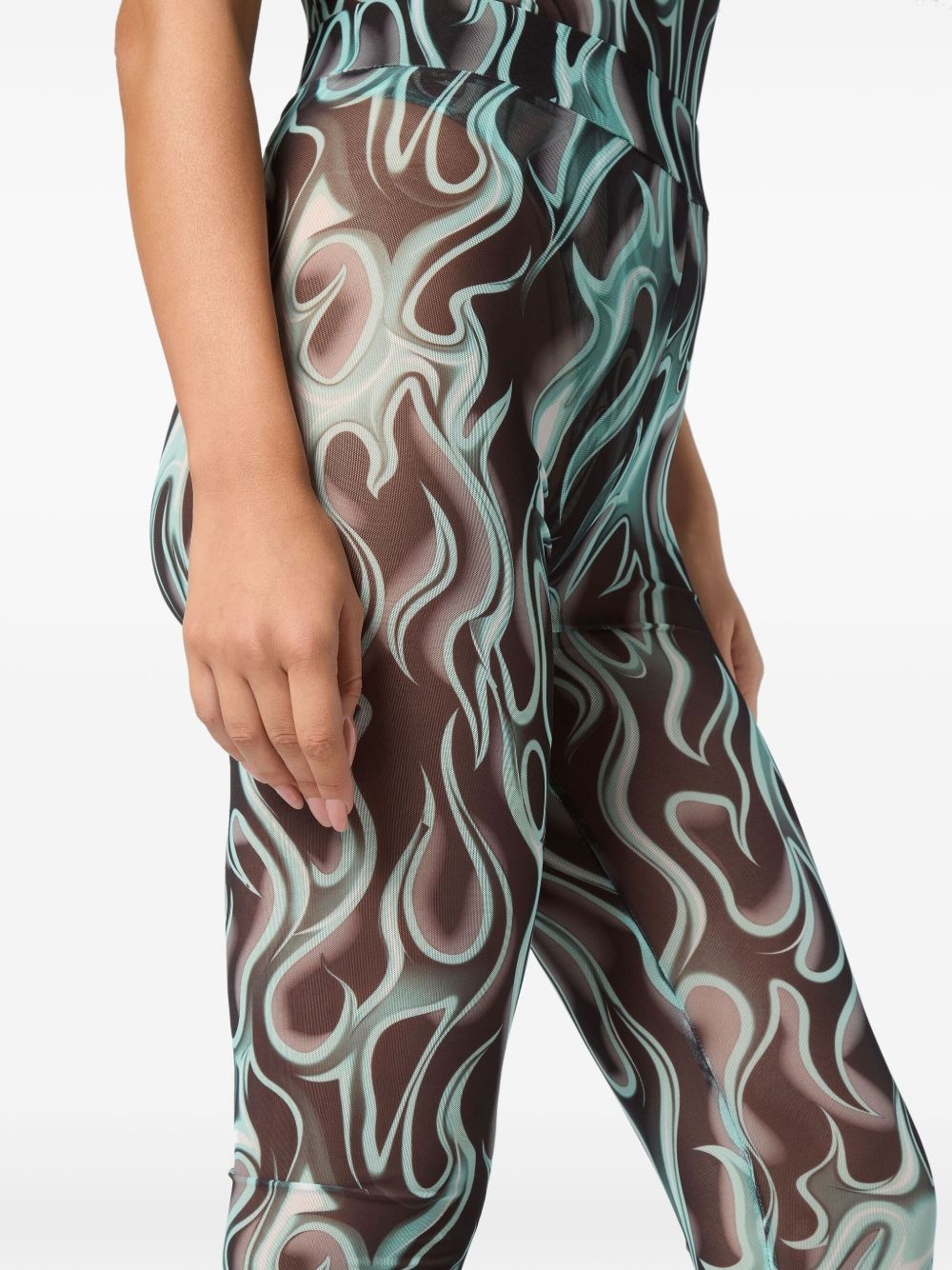 Flame leggings - 5
