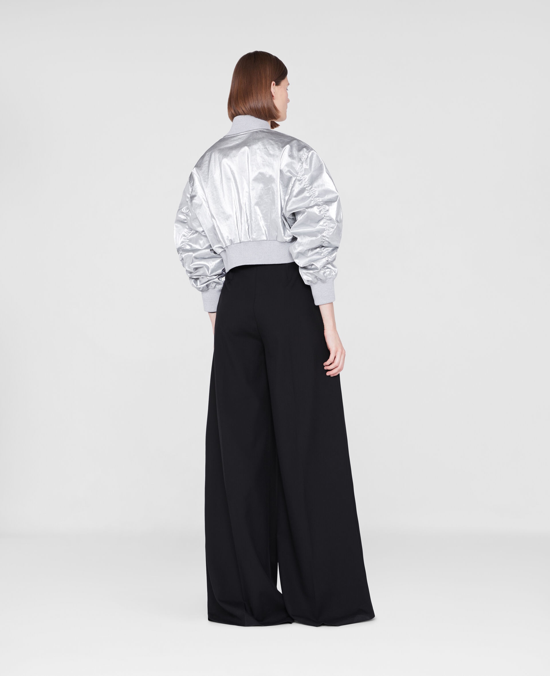 Cropped Bomber Jacket - 3