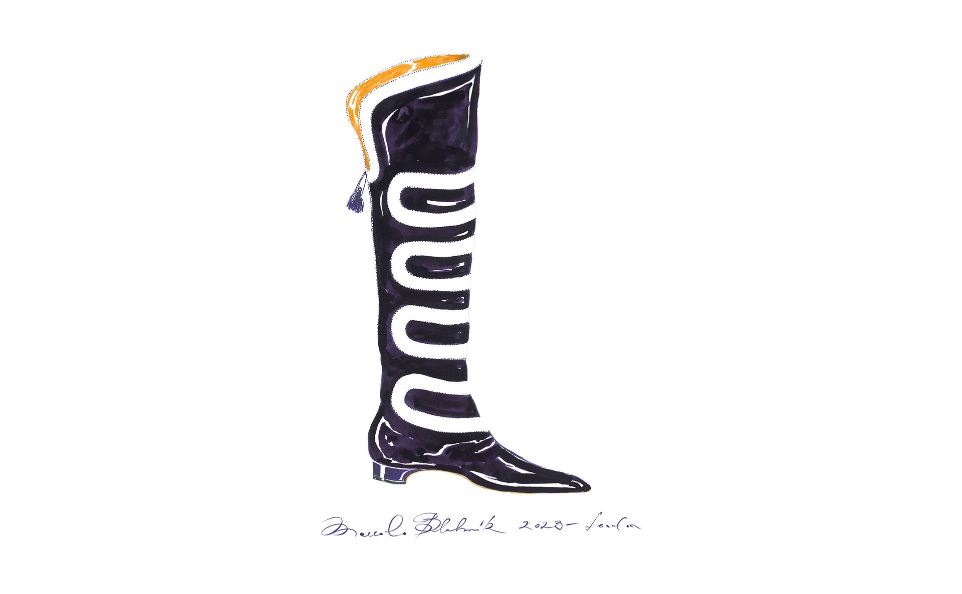 Brown Suede Knee-High Boots - 6