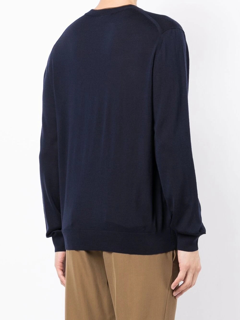 V-neck merino jumper - 4