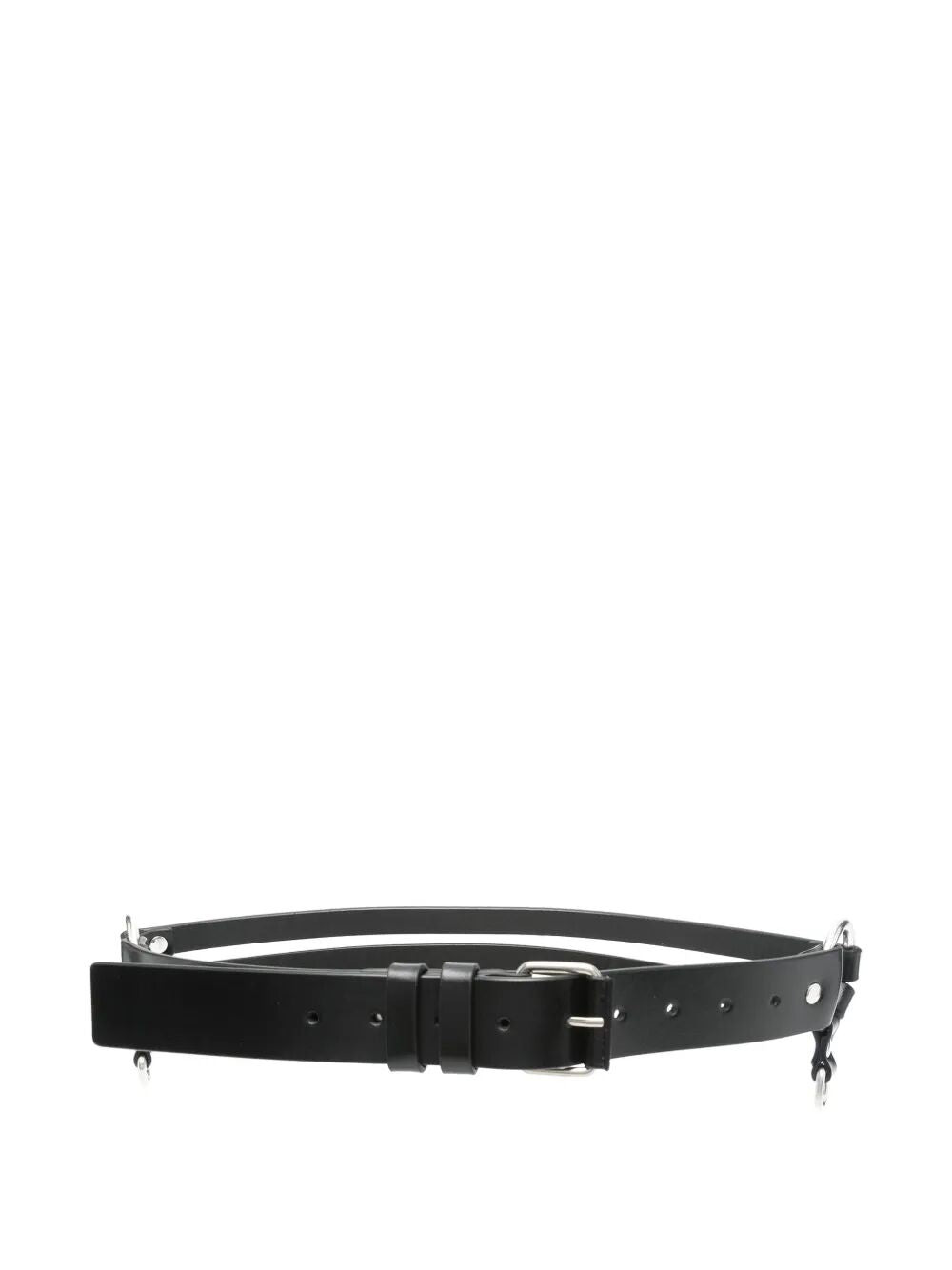 Ann Demeulemeester Women Monna 3,5Cm Belt With Double Rings - 3
