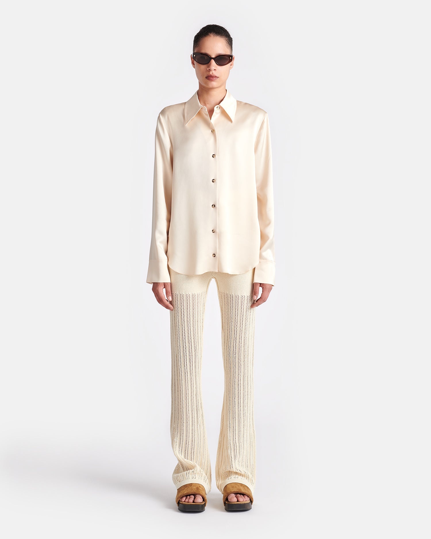 Slip Satin Shirt - 3
