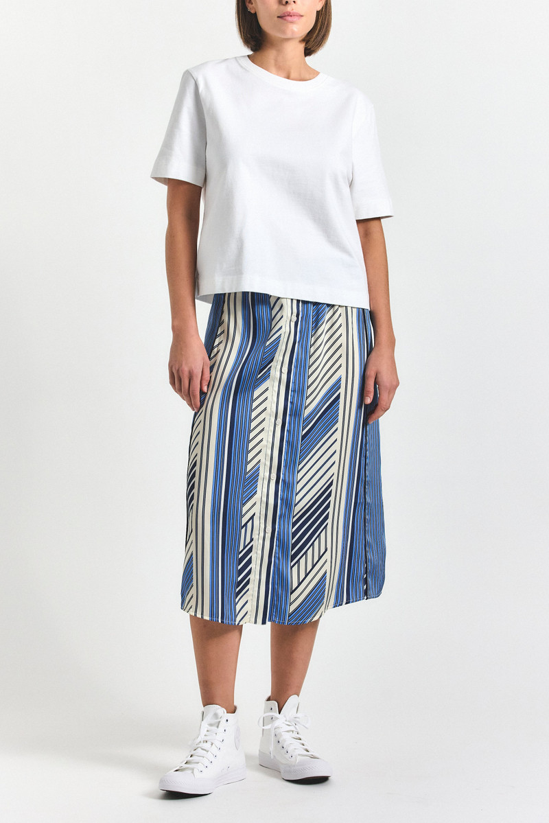 RAVENNA BUTTON FRONT SKIRT 1