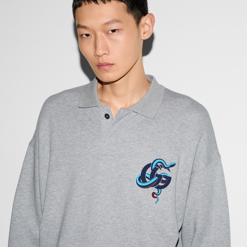 Printed cotton jersey sweatshirt 5