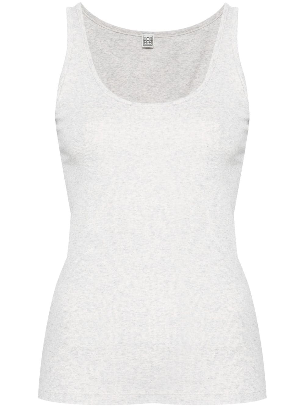 ribbed cotton tank top - 1