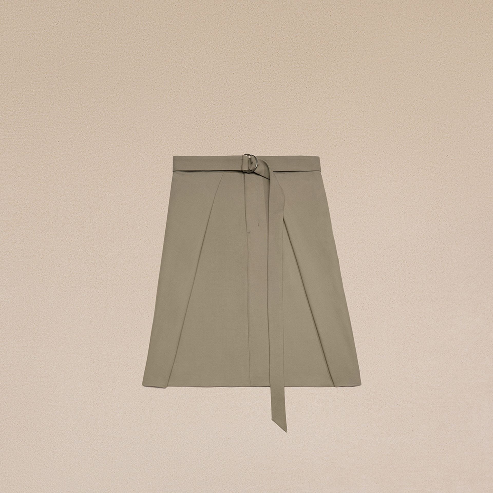 A Line Skirt With Floating Panels - 2