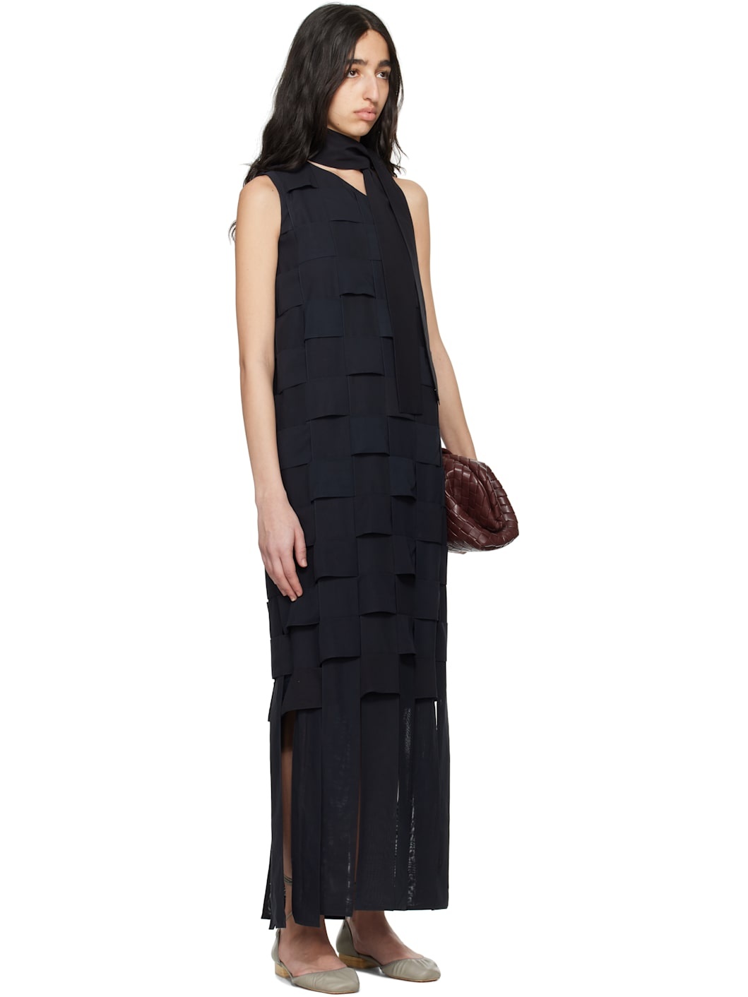 Navy Imperial Midi Dress - 2