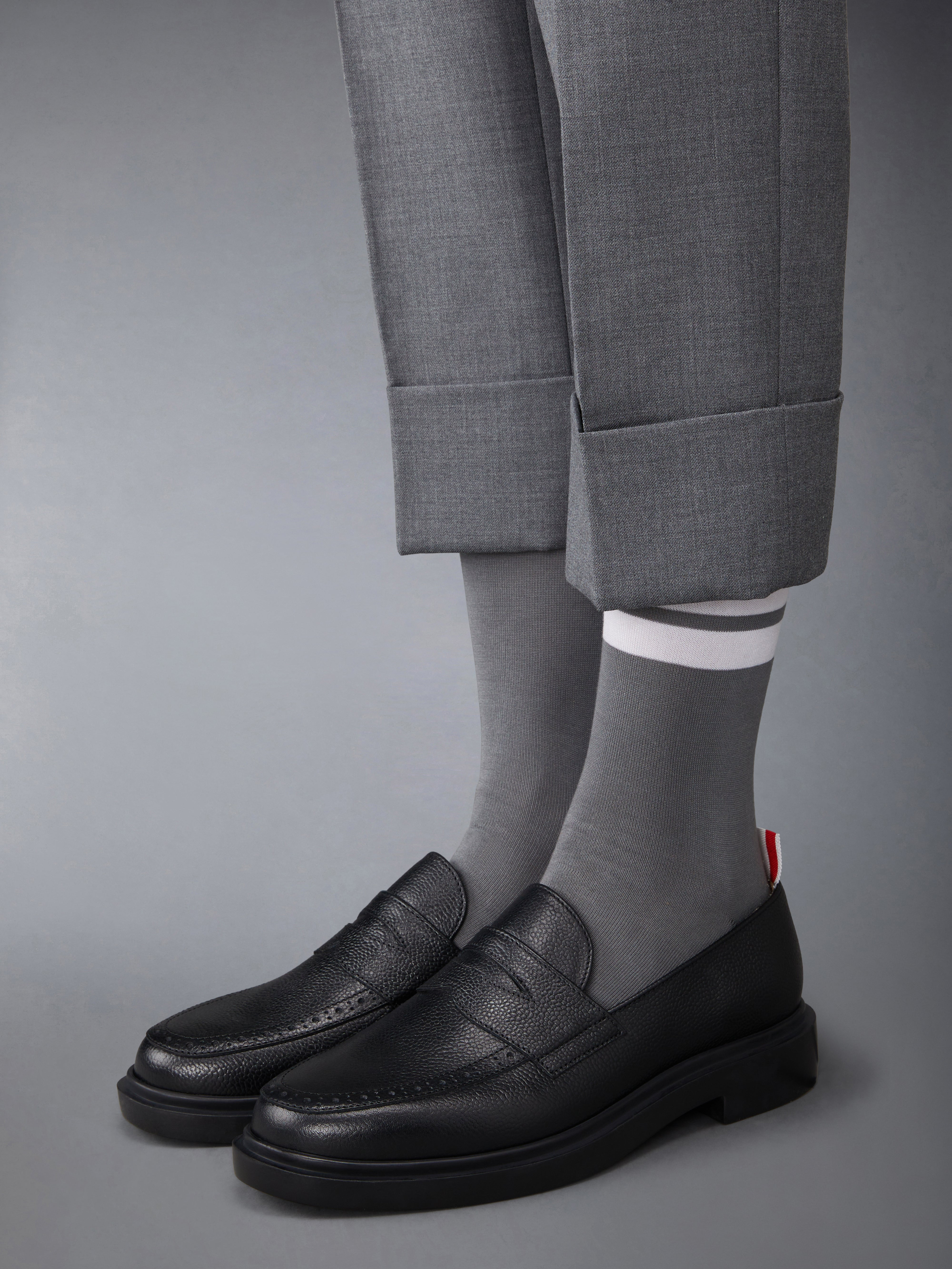 Classic Pebble Grain Leather Penny Loafer - 4