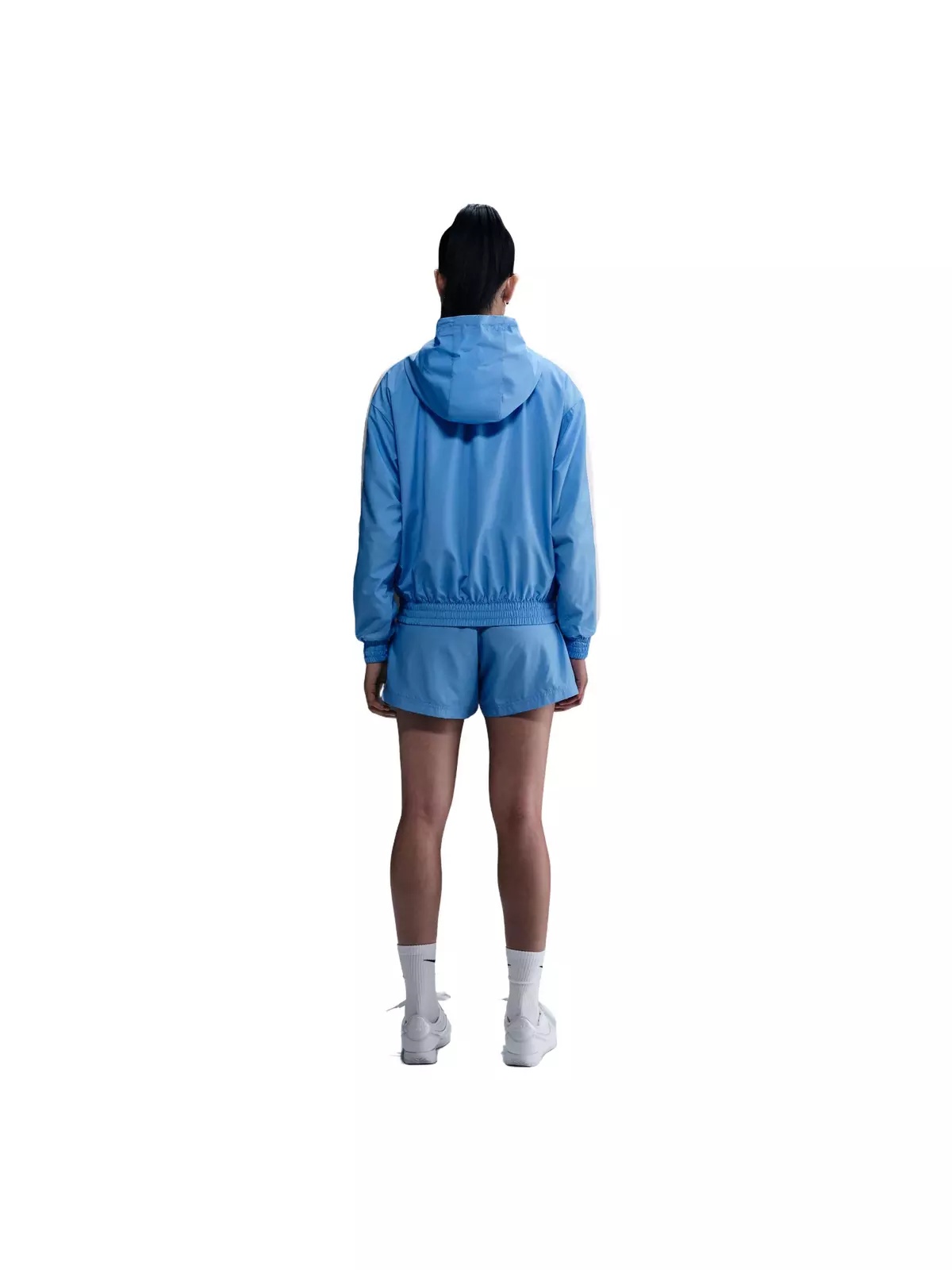 Women's Sportswear Classic Wovens Loose UV Hooded Jacket - Blue - 5