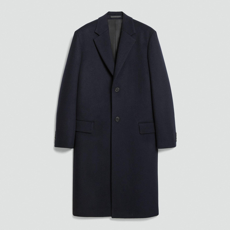Two-Button Coat in Plush Melton 1
