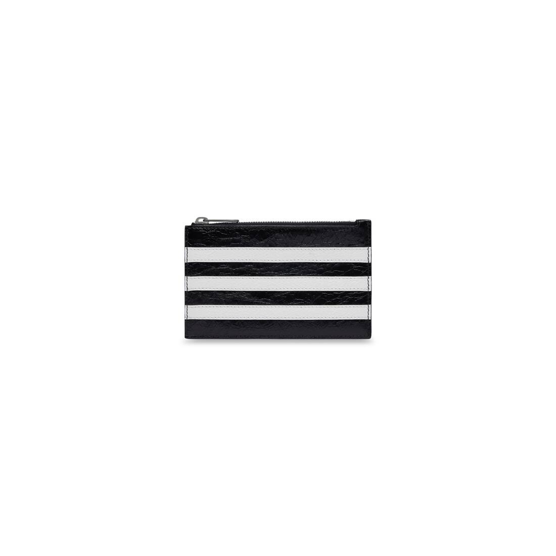 Men's Balenciaga / Adidas Long Coin And Card Holder  in Black - 1