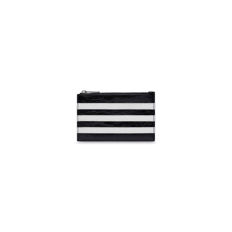 Men's Balenciaga / Adidas Long Coin And Card Holder  in Black 1