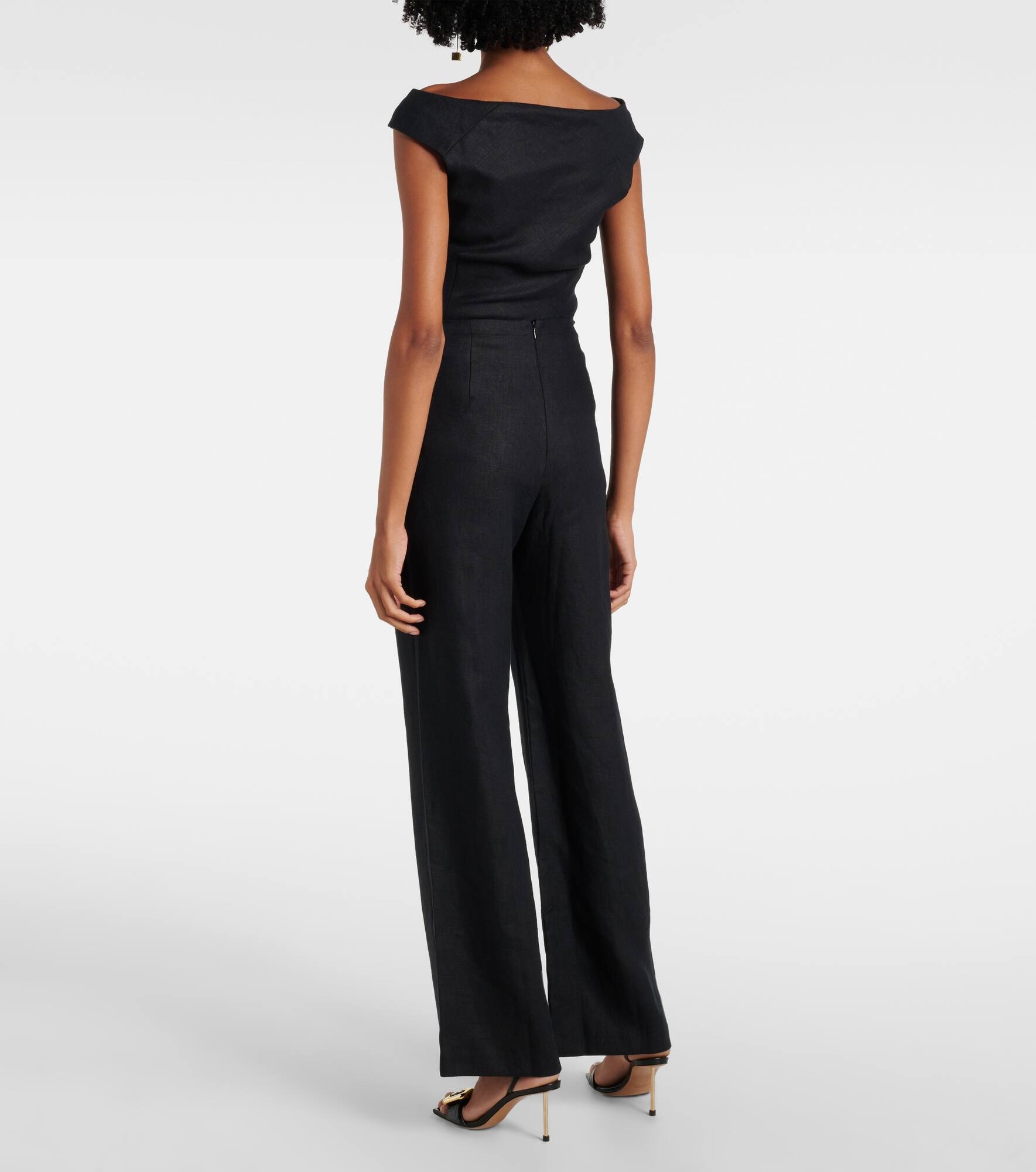 Ilride linen wide-leg pants - 3