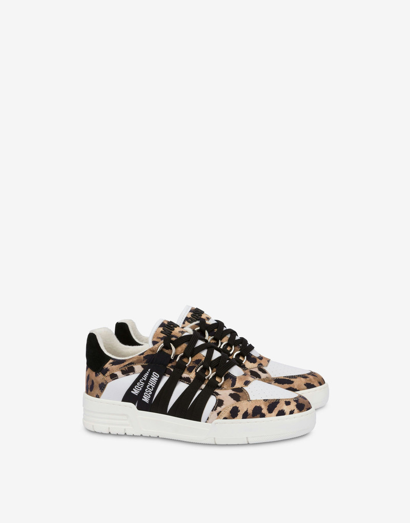 LEOPARD-PRINT STREETBALL SNEAKERS 1