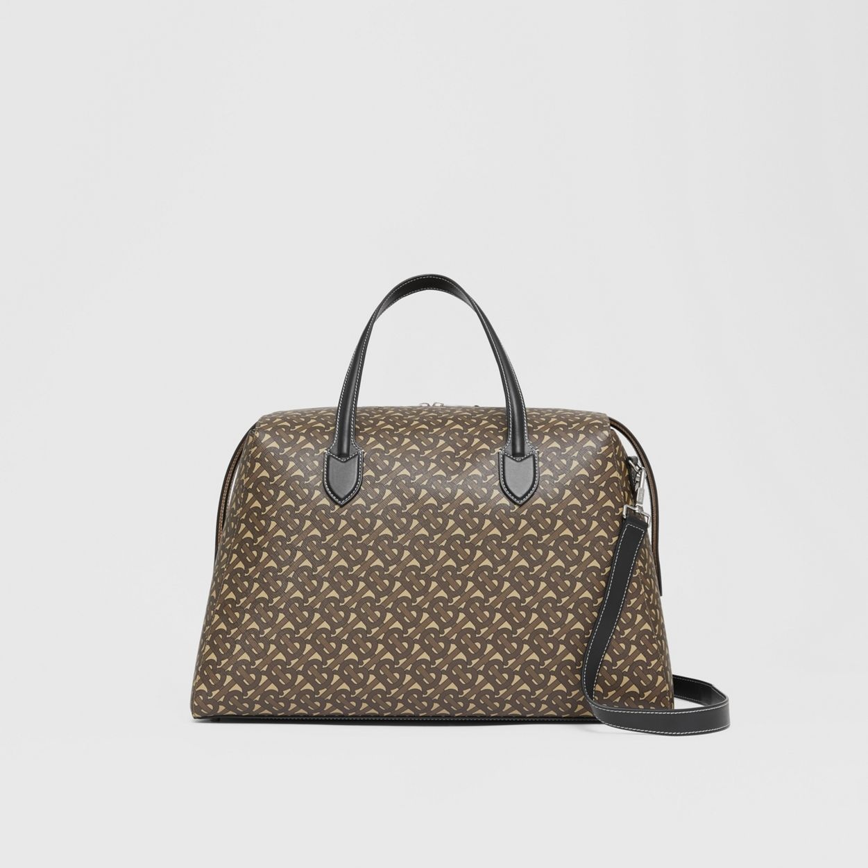 Monogram Print E-canvas Holdall - 1