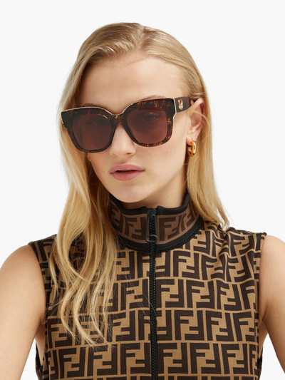 FENDI FF cat-eye acetate sunglasses outlook