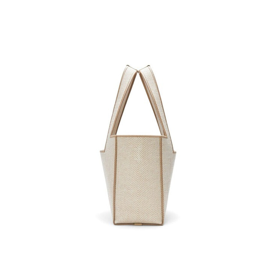 Loewe Medium Loewe Font Tote Bag - Ecru - 2