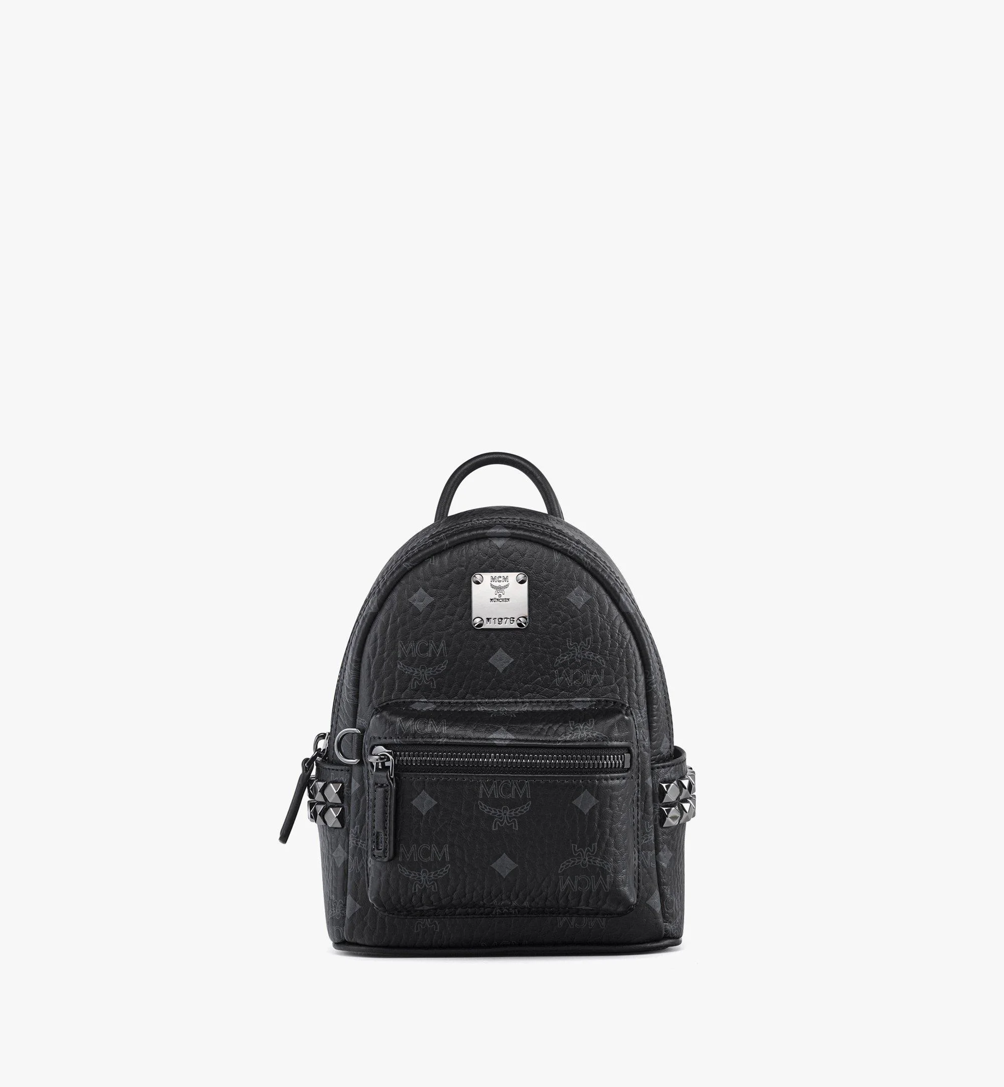 Stark Bebe Boo Side Studs Backpack in Visetos - 1