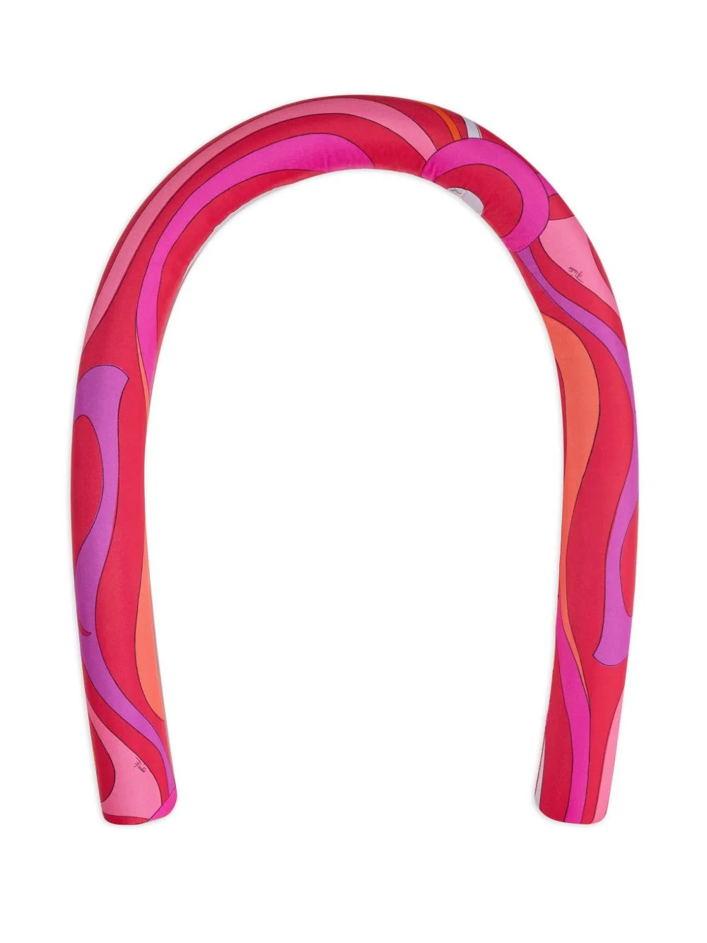 swirl-print pool float - 1