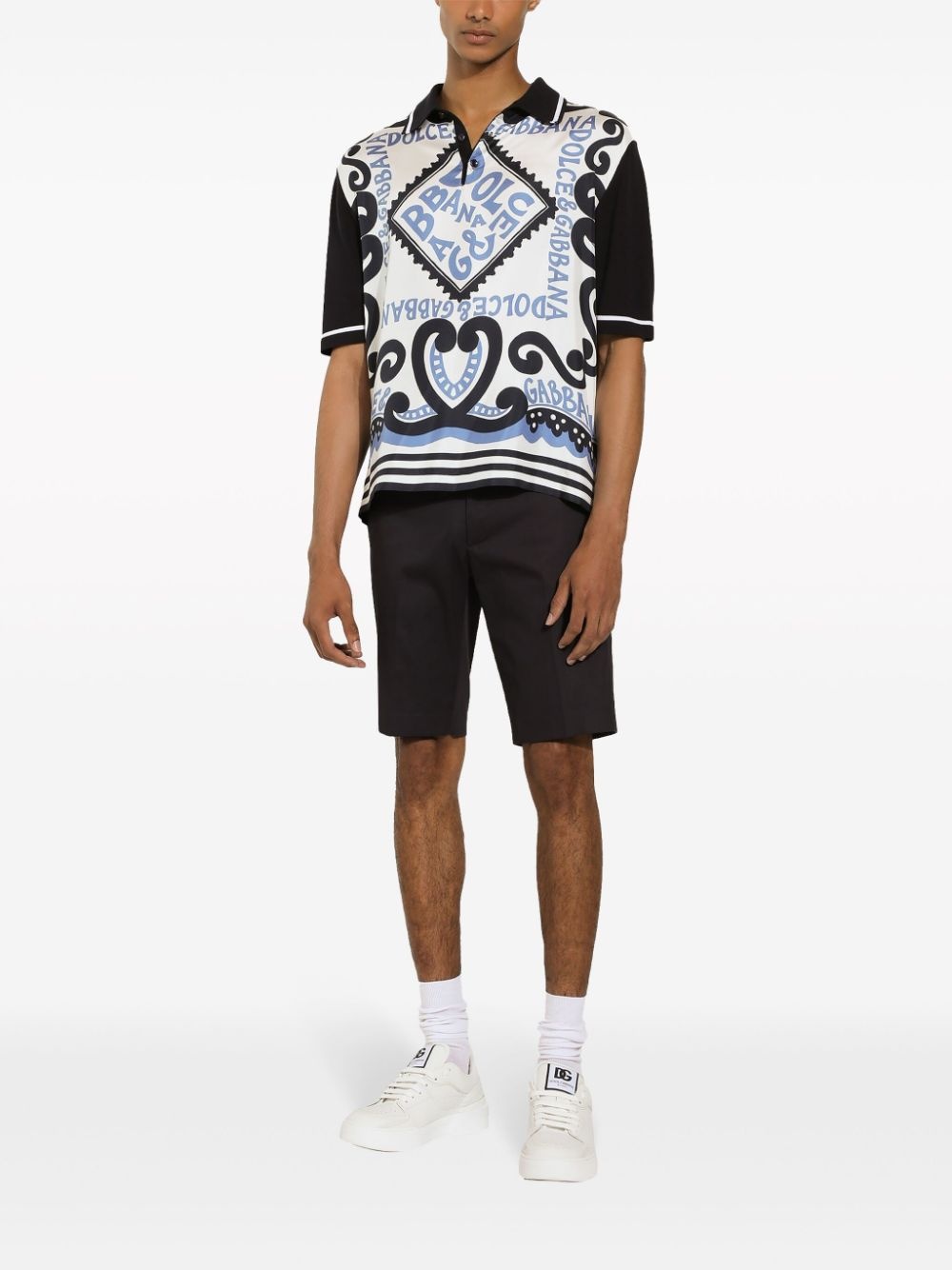 slim-cut Bermuda shorts - 3