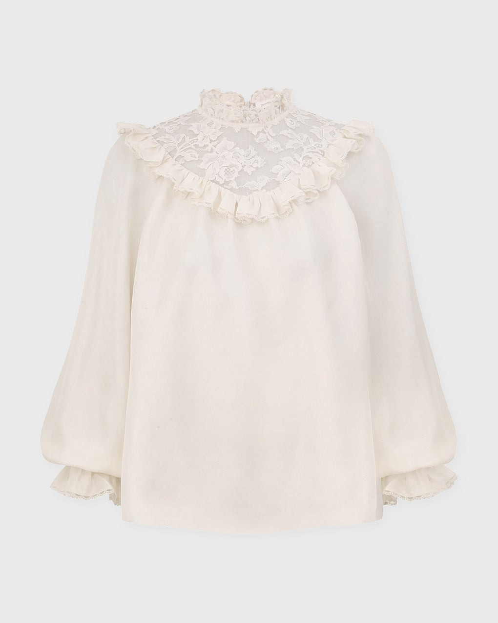Blouse Lace Billow Cream - 1