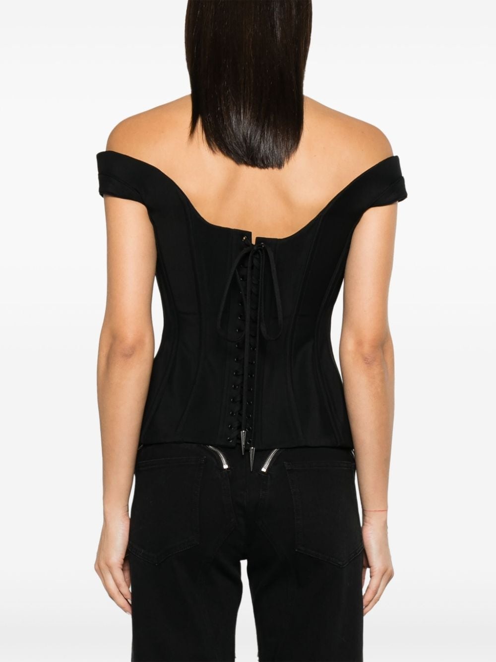 Impossible Neckline off-shoulder corset - 4