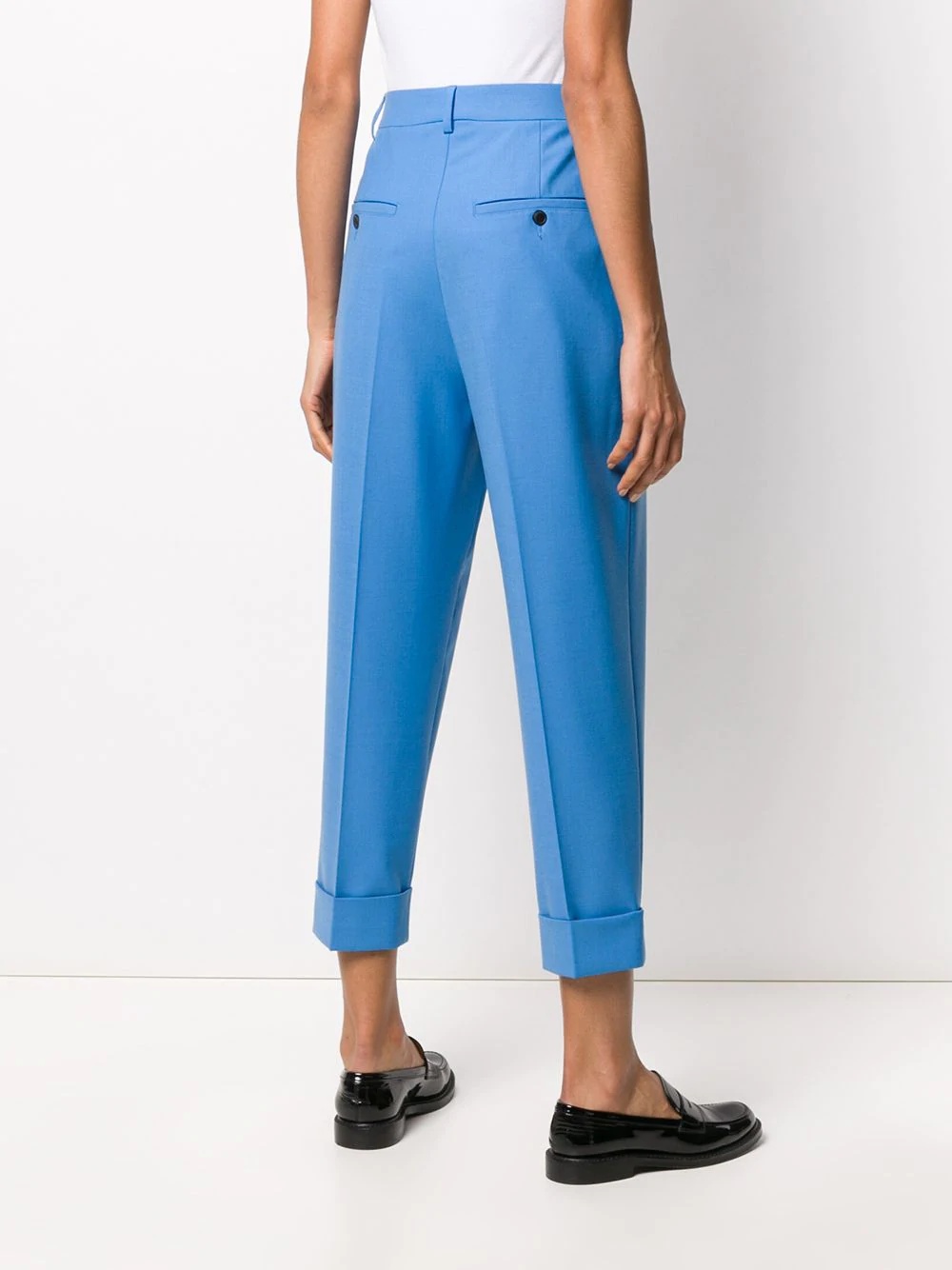 cropped tapered trousers - 4