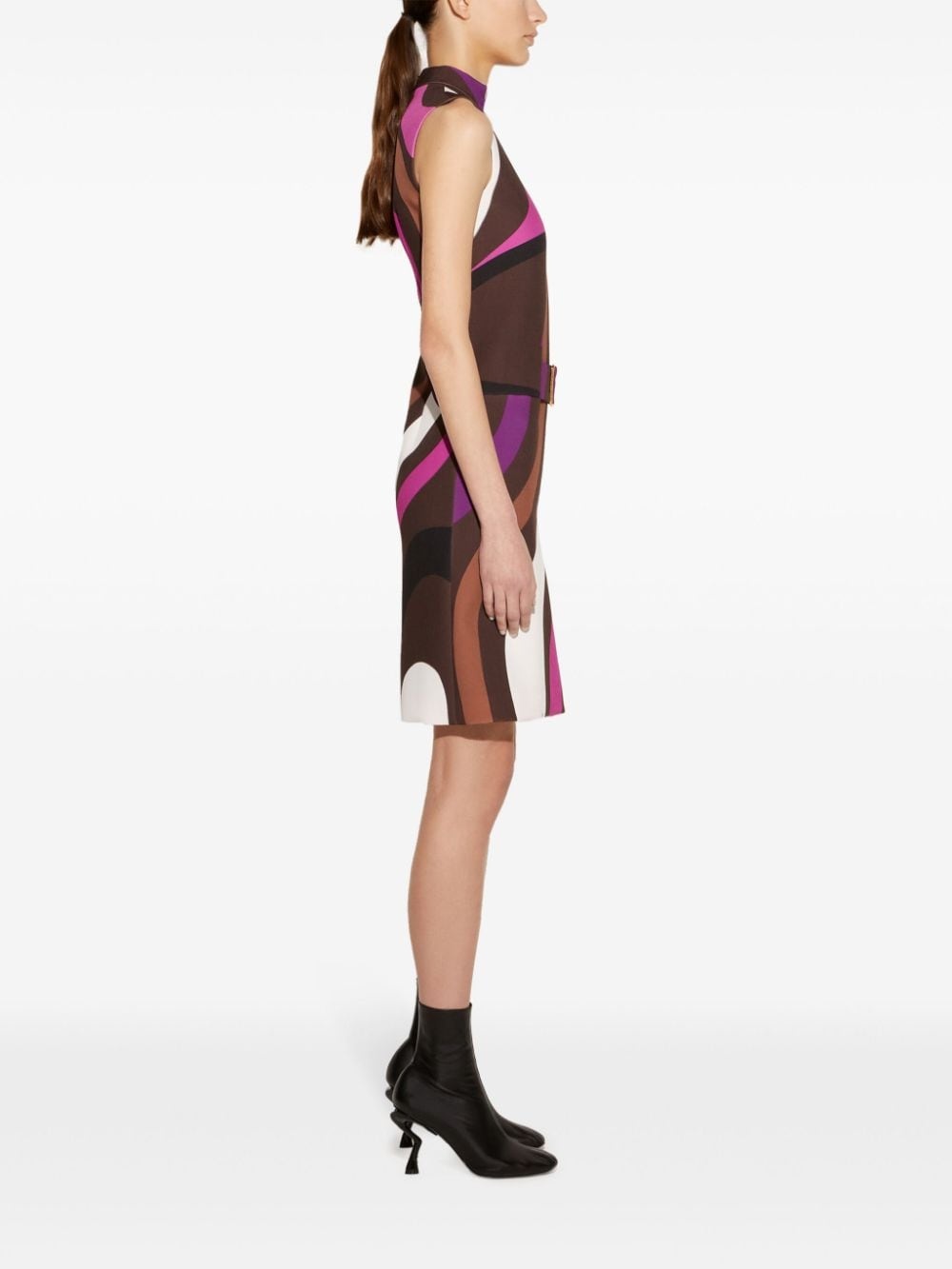 Marmo-print mini dress - 3