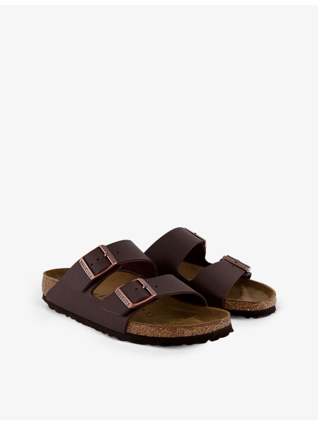 Arizona two-strap faux-leather sandals - 3